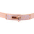 HERMES 0.26ct Diamond Bracelet Bangle 18K Pink Gold