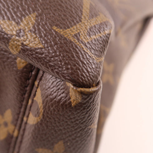 LOUIS VUITTON LV GHW Pallas Shopper Shoulder Bag Monogram Brown/Red M51197