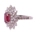 FINE JEWELRY 1.37ct Ruby 1.03ct Diamond Ring US#5.75 PT950 Platinum