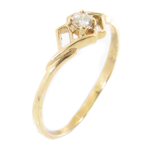 JEWELRY Diamond Ring US#7.25 18K Yellow Gold