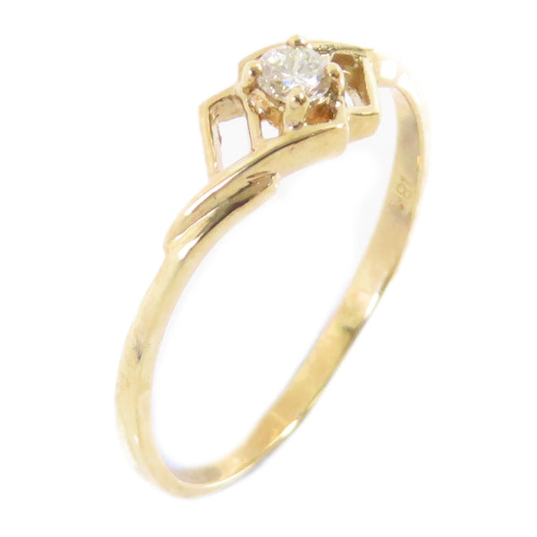 JEWELRY Diamond Ring US#7.25 18K Yellow Gold