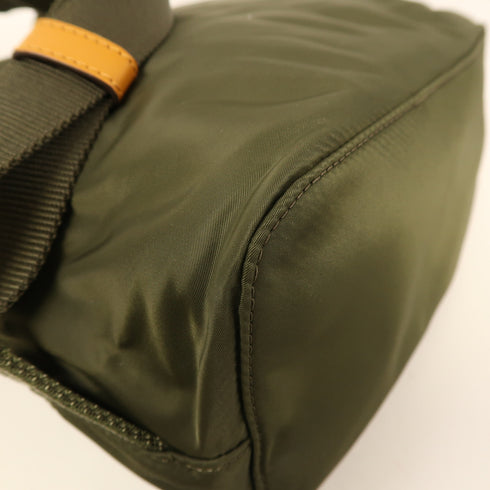 Tory Burch GHW Backpack Rucksack Nylon Green