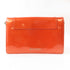 BVLGARI GHW Chain Shoulder Bag Patent Leather Orange