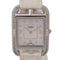 HERMES Cape Cod MM CC1.234 Quartz Watch Stainless Steel/Leather Belt White