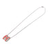 HERMES Necklace pop H Accessories Enamel/Metal Red/Silver