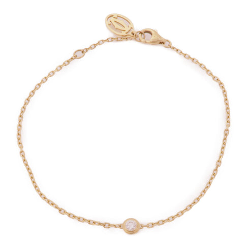 CARTIER Diamond Bracelet 18K Pink Gold