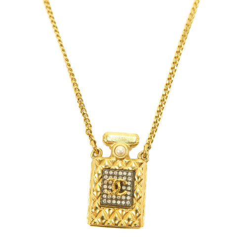 CHANEL CC Necklace Metal Gold v2