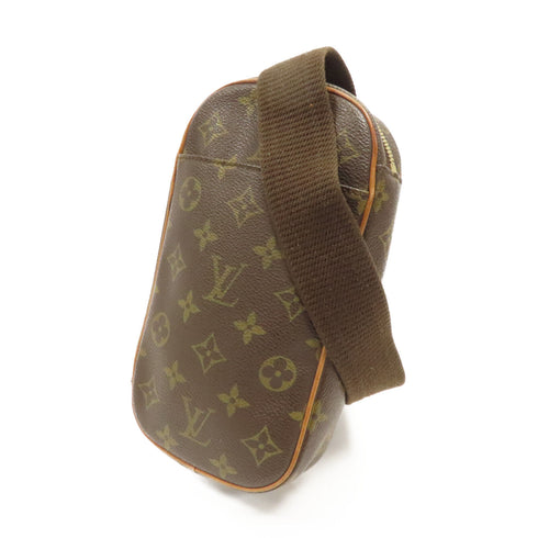 LOUIS VUITTON LV GHW Pochette Gange Waist Bag M51870 Monogram Brown