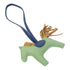 HERMES Rodeo PM Charm Veau Swift Leather Vert Criquet/Sesame/Bleu De Malte