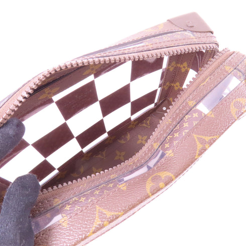 LOUIS VUITTON LV GHW Soft Trunk Shoulder Bag M20871 Monogram Cress Brown