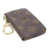 LOUIS VUITTON LV Key Pouch M62650 Monogaram Brown