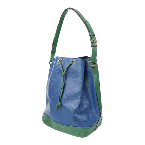 LOUIS VUITTON LV GHW Noe Shoulder Bag M44044 Epi Blue/Green