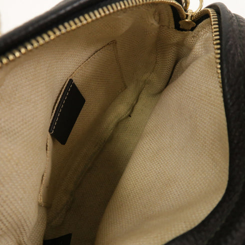 GUCCI GG GHW Chain Shoulder Bag 353965 Calfskin Leather Brown