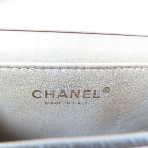 CHANEL Quilted CC GHW Chic Pearls Flap Chain Shoulder Bag Calfskin Leather Pink