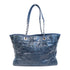 CHANEL CC SHW Totebag Calfskin Leather Blue