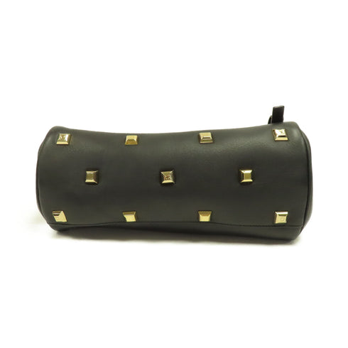 Salvatore Ferragamo GHW Studio Bag 2Way Shoulder Calfskin Leather AU-21 Black