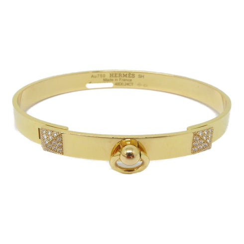 HERMES 0.24ct CDC Diamond Bracelet 18K Pink Gold