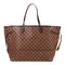 LOUIS VUITTON LV GHW Neverfull GM Shoulder Tote Bag N40597 Damier Ebene Brown