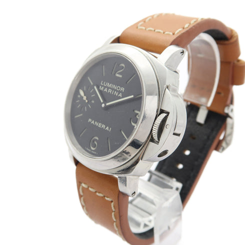 PANERAI Luminor Marina Hand Volume Watch Pam00111 Stainless Steel Black