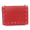 Valentino GHW Wallet Lambskin Leather Red