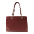 CHANEL CC SHW Grand Shopping Tote Bag GST Shoulder Bag Calfskin Burgundy