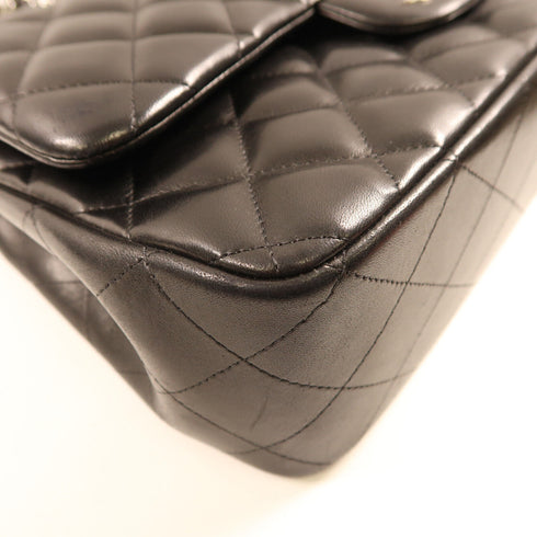 CHANEL CC GHW Large Classic Chain Shoulder Bag Lambskin Leather