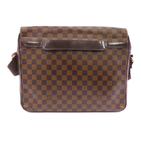 LOUIS VUITTON LV GHW Shelton GM Shoulder Bag N41148 Damier Ebene Brown