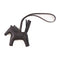 HERMES Rodeo PM Charm Milo Veau Swift Leather Noir Black