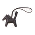HERMES Rodeo PM Charm Milo Veau Swift Leather Noir Black