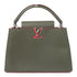 LOUIS VUITTON LV SHW Capucines Hand Bag Calfskin Leather Green