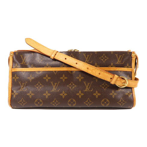 LOUIS VUITTON LV GHW Popincourt Long Shoulder Bag M40008 Monogram Brown