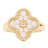 Van Cleef & Arpels Vintage Alhambra Ring US#6.75 18K Yellow Gold