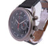 HERMES Arceau Chrono Titane Automatic Watch Leather Belt Titanium Black
