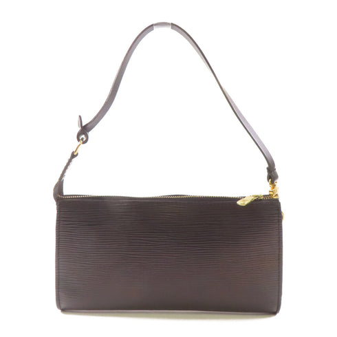 LOUIS VUITTON LV GHW Pochette Accessories Pouch M52942 Epi Black v1