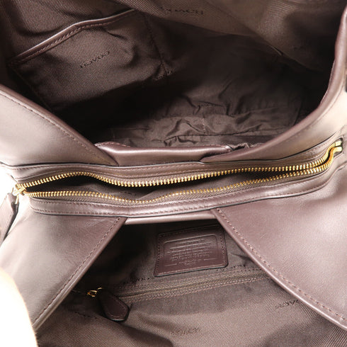 COACH GHW Shoulder Bag C1680.36466 Canvas Brown