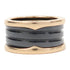 BVLGARI B-zero 1 Ring 18K Rose Gold/Ceramic Black BVLGARI#59/US#8.5