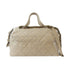 CHANEL Quilted CC GHW 2 Way Shoulder Handbag Calfskin Leather Beige