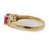JEWELRY Ruby Diamond Ring US#6.25 18K Yellow Gold