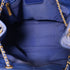 CHANEL CC GHW Shoulder Bag Calfskin Leather Blue