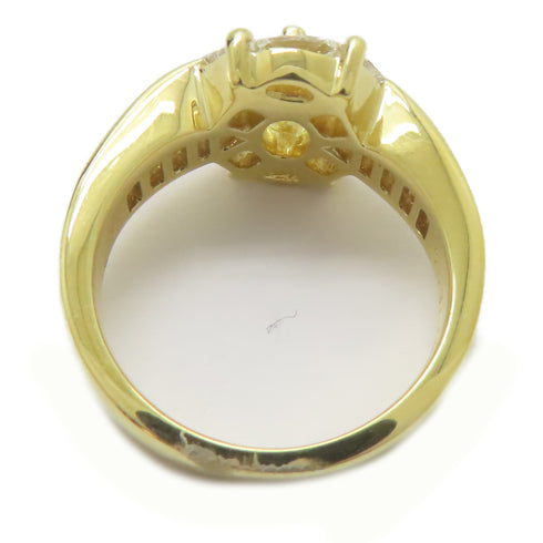 FINE JEWELRY 0.531ct Diamond Ring 18K Yellow Gold US#6.25
