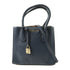 Michael Kors GHW 2 Way Shoulder Handbag Calfskin Leather Navy