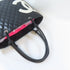 CHANEL Quilted CC SHW Cambon Tote Bag Shoulder Handbag Calfskin Leather Black