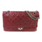 CHANEL Quilted SHW CC Chanel 2.55 Chain Shoulder Bag Calfskin Leather Wine-Red