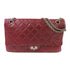 CHANEL Quilted SHW CC Chanel 2.55 Chain Shoulder Bag Calfskin Leather Wine-Red