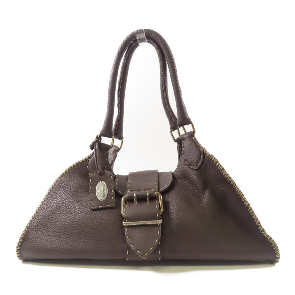 FENDI SHW Shoulder Bag Calfskin Leather
