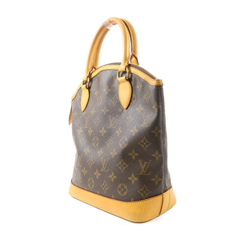 LOUIS VUITTON LV GHW Lockit Handbag M40102 Monogram Brown v3