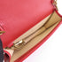 GUCCI GHW GG Marmont Chain Shoulder Bag 488426 Calfskin Leather Red
