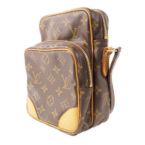 LOUIS VUITTON LV GHW Amazon Crossbody Shoulder Bag M45236 Monogram Brown v1