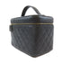 CHANEL Quilted CC GHW Vanity Case Caviar Leather Black