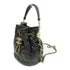 CHANEL Quilted CC GHW Bucket Bag 2Way Chain Shoulder Bag Calfskin Leather Black